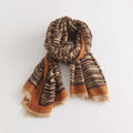 Felted Stole Long Cheetah