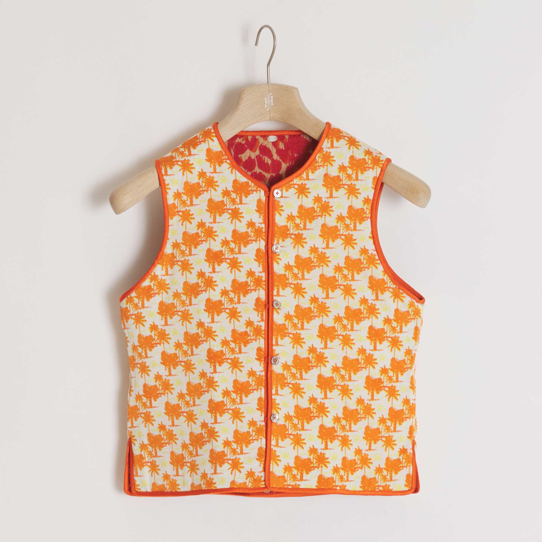 Vest Reversible Cheetah Rouge