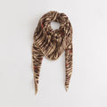 Kite Scarf Silk Cashmere Long Cheetah